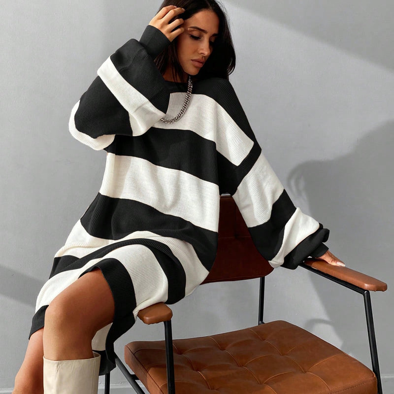 Striped Over-Sized Dress