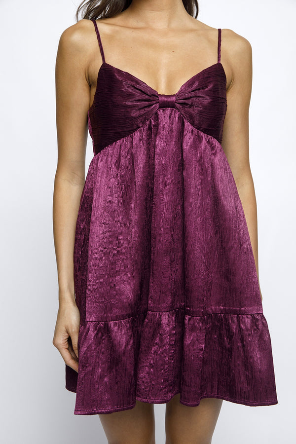 Plum Mini Dress