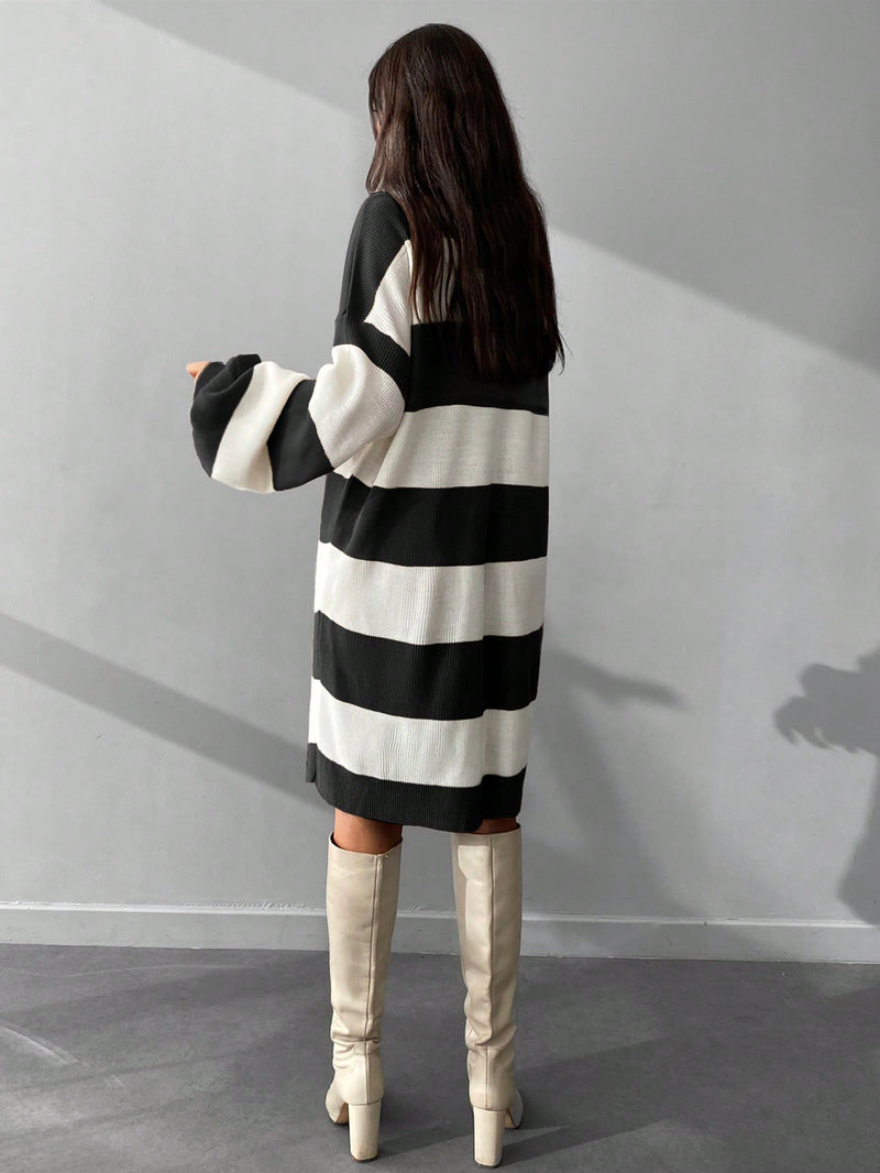 Striped Over-Sized Dress