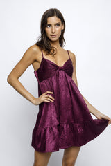 Plum Mini Dress