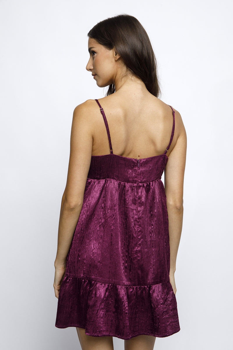 Plum Mini Dress