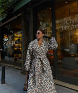 Animal Print Coat
