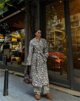 Animal Print Coat