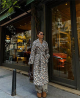 Animal Print Coat