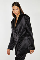 Black Satin Jacket