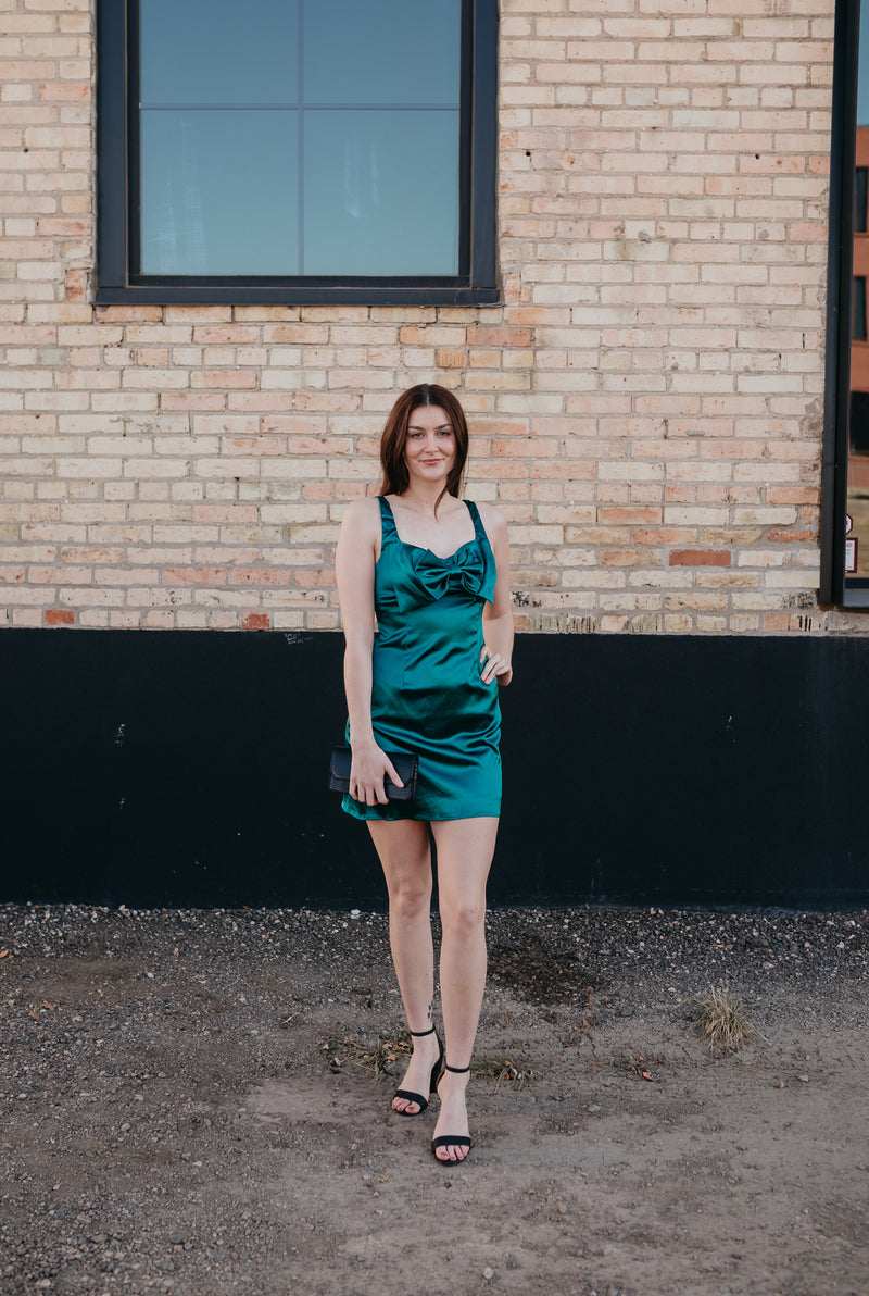 Teal Mini Dress