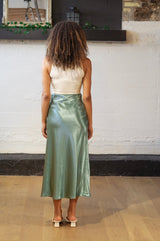 Teal Midi Skirt