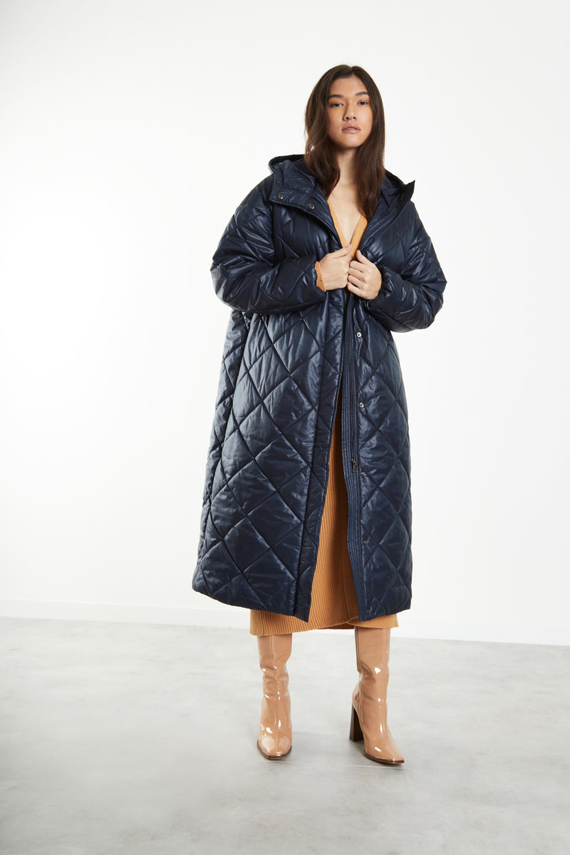 Longline Puffer Coat