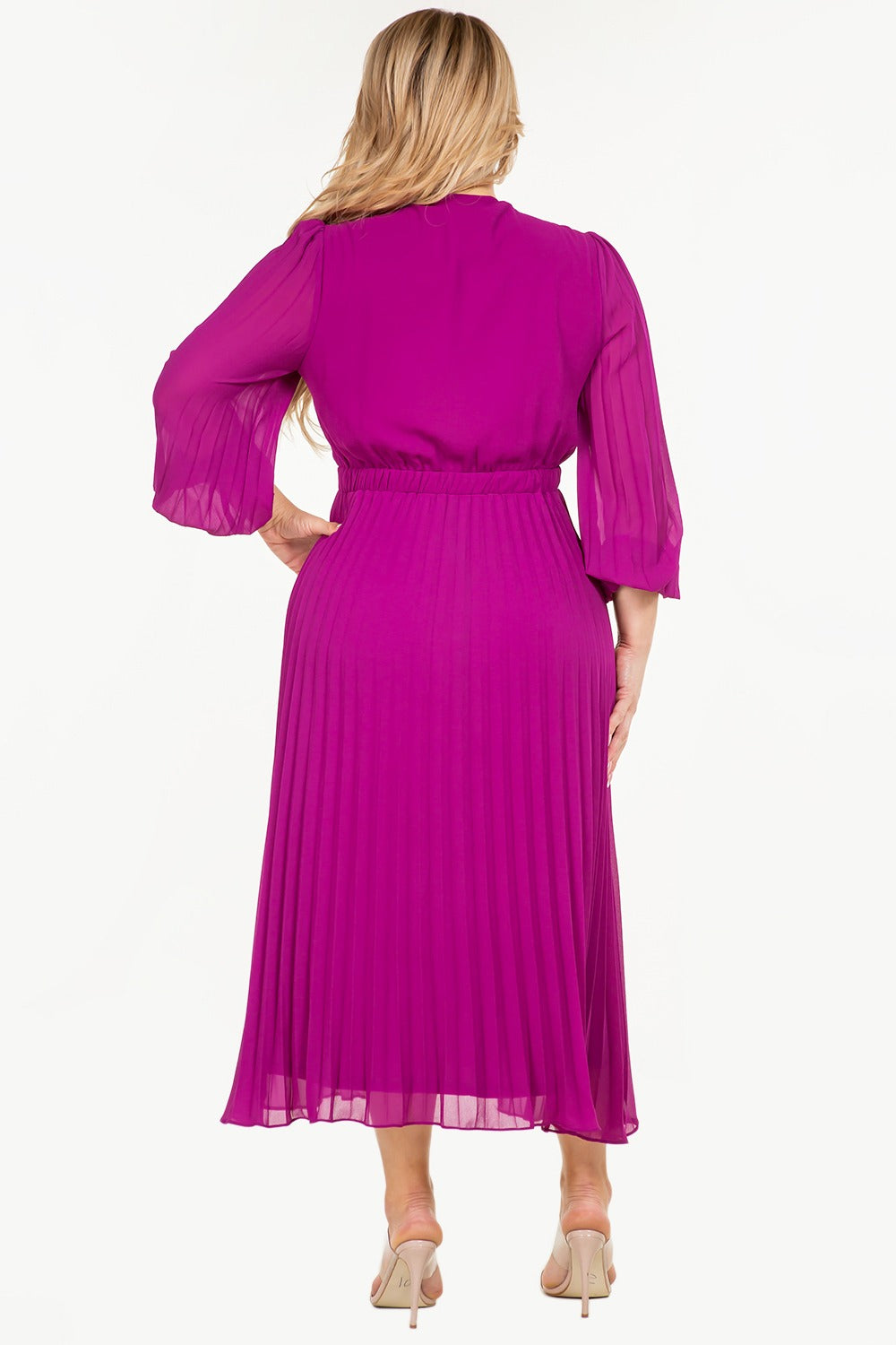 Accordion Pleat Dress – The Dress Co.